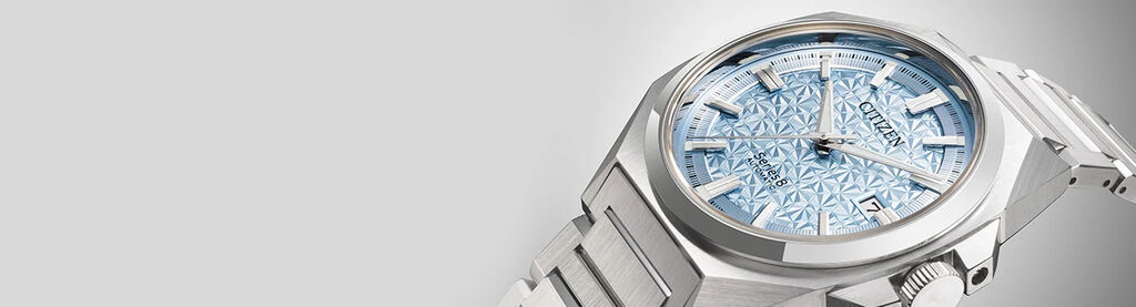 New Arrivals banner image featuring Series8 watch model NB6051-59L