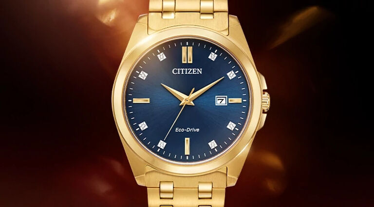 Shop Men's Diamond watches. Banner image featuring model BM7103-51L.