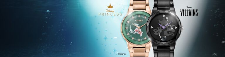 Disney Princess and villains watches available in Canada.